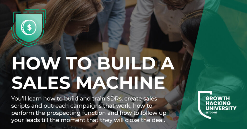 How to build a sales machine